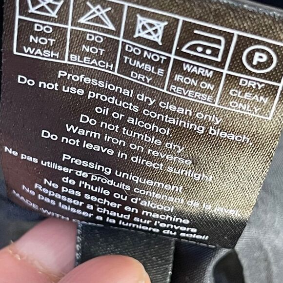 Ted Baker London Black Wool Blend Dress Pants Sz 1/US 4 - Picture 7 of 8